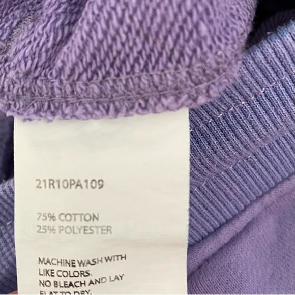 Nap Lounge Balloon Cotton Sweatpants Cold Purple Size Large - Picture 9 of 10